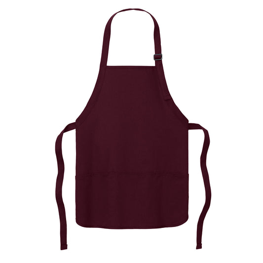 Medium-Length Apron with Pouch Pockets -  A510