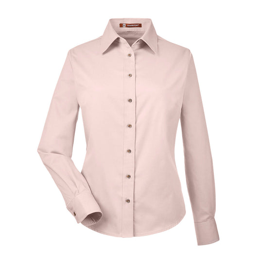 Ladies Easy Blend Long-Sleeve Twill Shirt with Stain Release - M500W